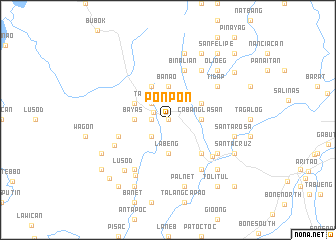map of Ponpon