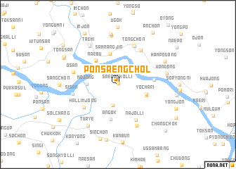 map of Ponsaengch\