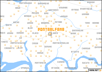 map of Ponta Alfama