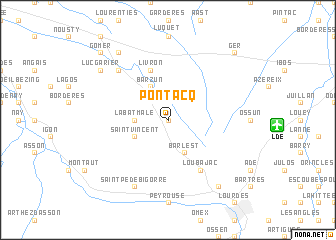 map of Pontacq