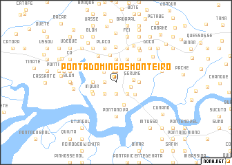map of Ponta Domingos Monteiro