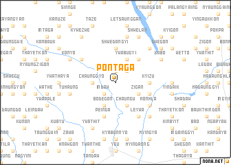 map of Pontaga