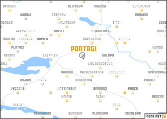 map of Pontagi