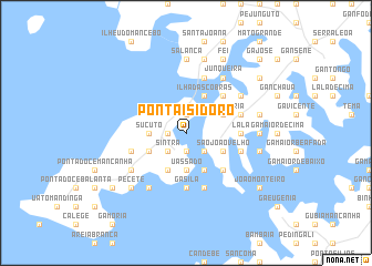 map of Ponta Isidoro