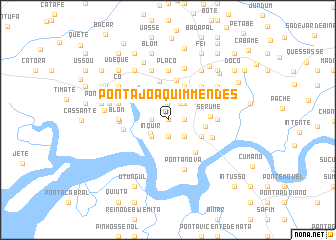 map of Ponta Joaquim Mendes