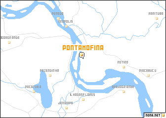 map of Ponta Mofina