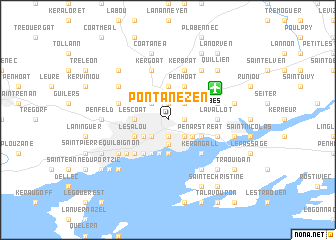 map of Pontanézen