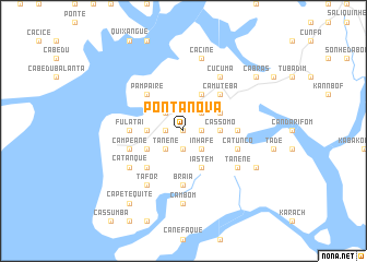 map of Ponta Nova