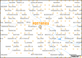 map of Pont à Rieu