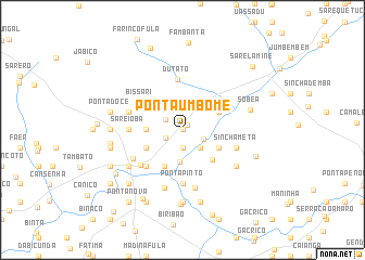 map of Ponta Umbome