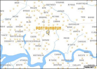 map of Ponta Umbrum