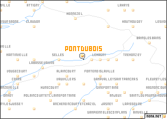 map of Pont-du-Bois