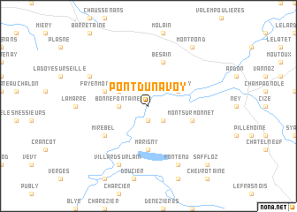 map of Pont-du-Navoy