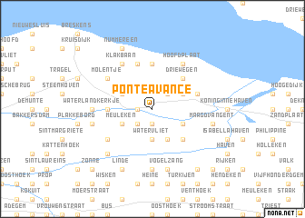 map of Ponte-Avancé