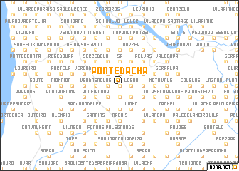 map of Ponte da Chã