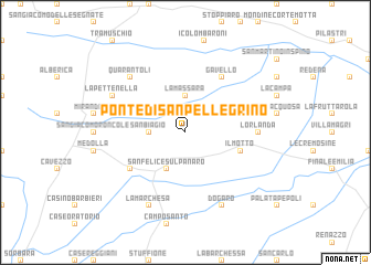 map of Ponte di San Pellegrino