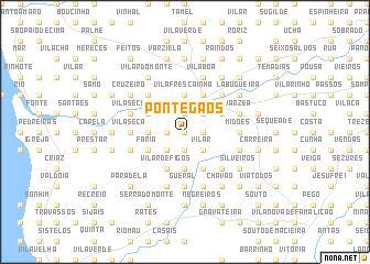 map of Pontegãos