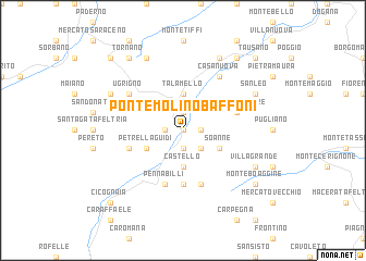 map of Ponte Molino Baffoni