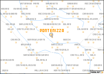 map of Ponte Nizza