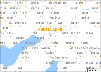 map of Pontevedra