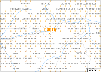 map of Ponte