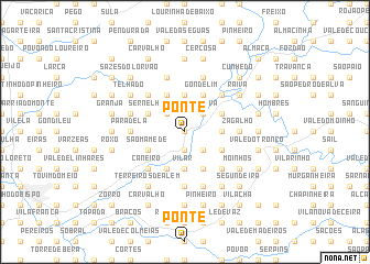 map of Ponte