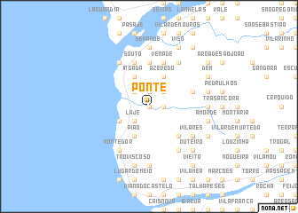 map of Ponte