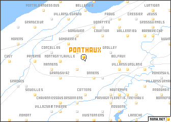 map of Ponthaux