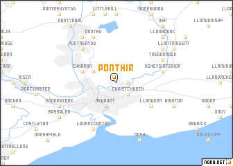 map of Pont-hir