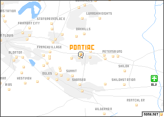 map of Pontiac