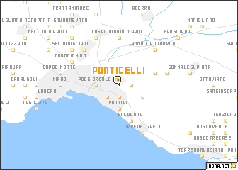 map of Ponticelli