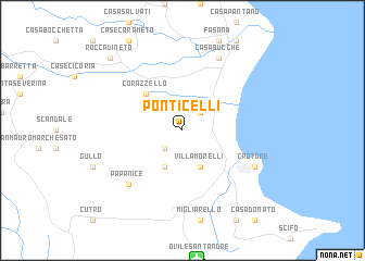 map of Ponticelli