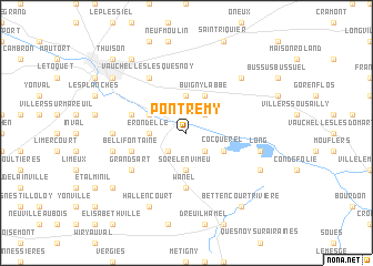 map of Pont-Rémy