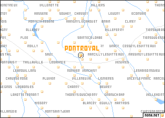 map of Pont Royal