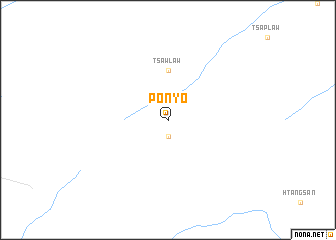 map of Ponyo