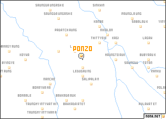 map of Ponzo
