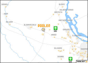 map of Pooler