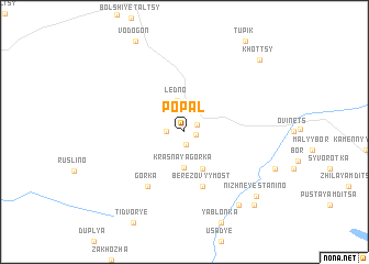 map of Popal