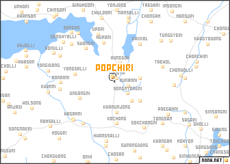 map of Pŏpchi-ri