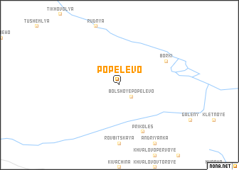 map of Popelëvo