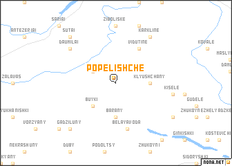 map of Popelishche