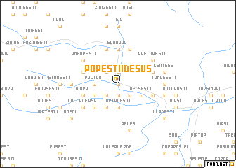 map of Popeştii de Sus