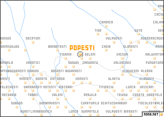 map of Popeşti