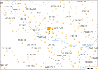 map of Pope