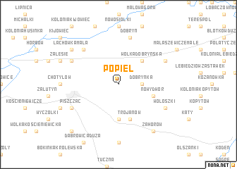 map of Popiel