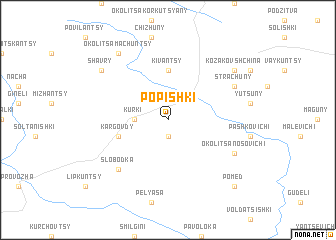 map of Popishki