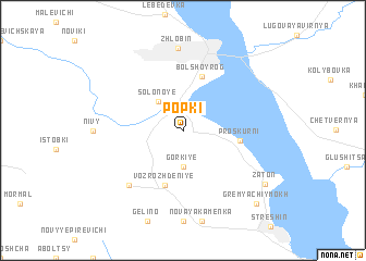 map of Popki