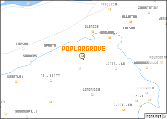 map of Poplar Grove