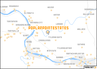 map of Poplar Point Estates