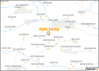 map of Poplevino
